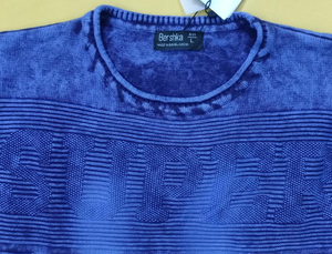 Bangladesh Stock Lots Branded Labels Mens Crew Neck Sweaters <b>Jumper</b> Slim Fit <b>Pullover</b> Long Sleeve Casual Cotton Anti-Wrinkle - Product Image 4