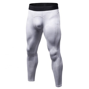 Leggings d'entraînement de fitness à séchage rapide pour hommes Leggings de sport tricotés pour la course à pied Leggings de sublimation - Product Image 4