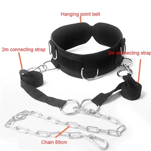 Cinturón de gimnasio de neopreno Unisex de alta calidad OEM, cadena gruesa para levantamiento de pesas y inmersión, cinturón de culturismo de barbilla PARA CINTURÓN DE Fitness - Product Image 2