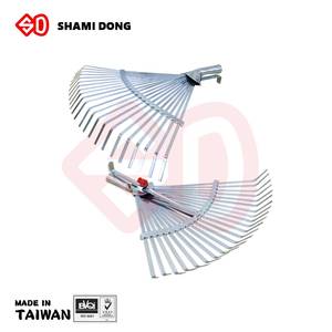 Râteau de jardin à balai métallique réglable GR-22T1118 sans poignée - Product Image 1