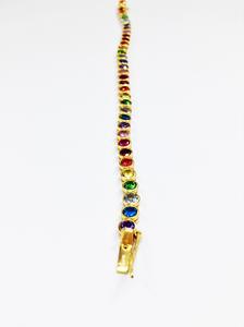 Bracelets simples et tendance pour femmes, en argent Sterling 925, pierres précieuses rugueuses, unisexe, vente en gros, vêtements quotidiens, uniques et tendance - Product Image 3