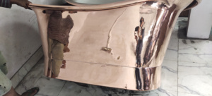 Shiny Polished Copper bath tub new style - Product Image 3