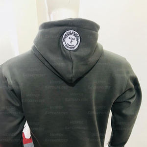 Survêtement pour hommes, couleur noire, avec veste à fermeture éclair et pantalon à cordon, tenue de Jogging, nouvelle collection 2020 - Product Image 6