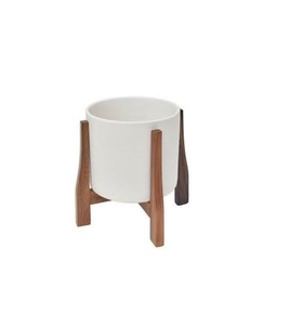 Support de plante en bois extérieur réglable moderne intérieur support de Pot de fleur support pour salon pour produit Offre Spéciale - Product Image 3