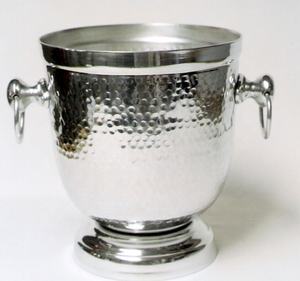 Hielera para Vino de Aluminio, Cubitera Plateada para Vino, Enfriador de Vino de Metal Personalizado, Cubitera para Hielo - Product Image 5