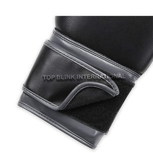 Guantes de boxeo de cuero PU de alta calidad con protección de muñeca adicional acolchado al por mayor equipo de artes marciales - Product Image 2