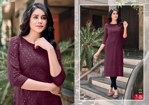 Wholesale Kurtis Ladies Cotton Rayon <b>Women</b> Fashion Ready Wear Low Price With Dupatta <b>Festival</b> Kurti - Product Image 2