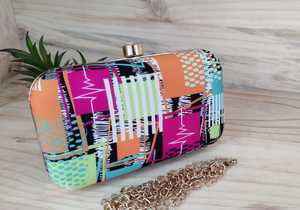 Antique and <b>Beautiful</b> Printed Box Clutch Purse Now Available on M <b>Creation</b> - Product Image 3