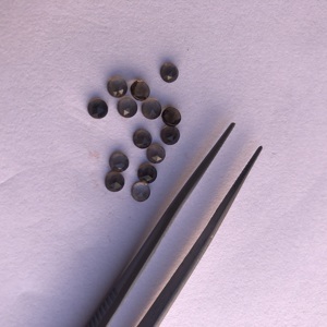 Cabujones sueltos de corte de Rosa redonda de cuarzo ahumado Natural de 5mm a precio de fábrica en línea semipreciosos para la fabricación de joyas Alibaba Regular - Product Image 2