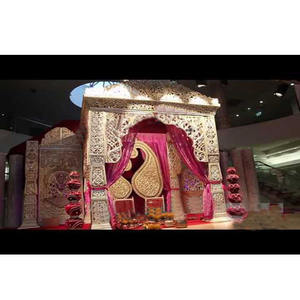 Escenario Real para Bodas Asiáticas, Decoración de Escenario para Bodas Indias, Decoración para Eventos en Australia - Product Image 1