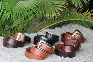 เข็มขัดผู้ชายหัวเข็มขัดหนัง,เข็มขัดลำลองแบบทางการไร้ที่ติคุณภาพสูง - Product Image 6