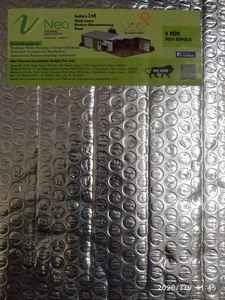 Material de aislamiento de lámina de doble burbuja de aluminio Industrial más vendido 97% reflectividad certificado Energy Star para techo - Product Image 4