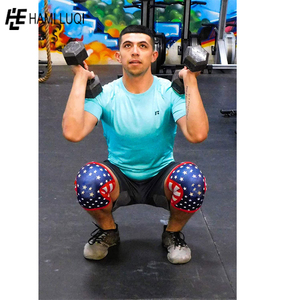 ปลอกเข่าโพลีเอสเตอร์แบบกําหนดเองที่สวมใส่ได้ง่ายสําหรับกีฬา - ขายส่งของจําเป็นสําหรับยิม - Product Image 6