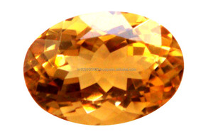 Citrine naturelle à facettes taille ovale pierres précieuses en vrac pour pendentif bague fabrication de bijoux bricolage à la main coupe brésilienne Citrine pierre précieuse - Product Image 6