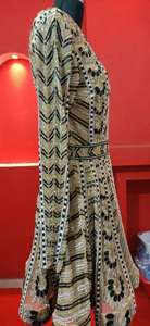 ชุดราตรีหรูหราสำหรับผู้หญิง,ชุดงานพรอมเปิดหลังคอสูงประดับลูกปัดฤดูร้อนปี2022 - Product Image 3