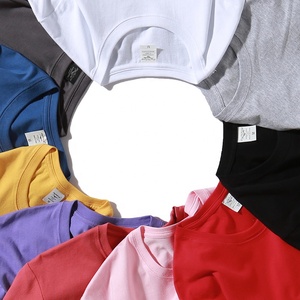 Ropa de calle de manga corta con dobladillo curvo para hombre y mujer, jersey de algodón 100%, camisetas personalizadas, camisetas de hip hop con logotipo personalizado, venta al por mayor - Product Image 6