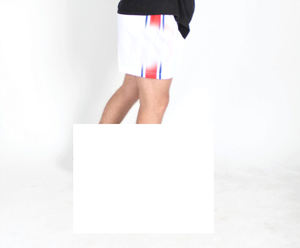 Pantalones cortos de entrenamiento personalizados de alta calidad, tela elástica informal ecológica con patrón sólido al por mayor - Product Image 4