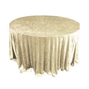 Fourniture en vrac Nouveau design Nappes de forme personnalisées Nappes brodées en 100% coton - Product Image 1