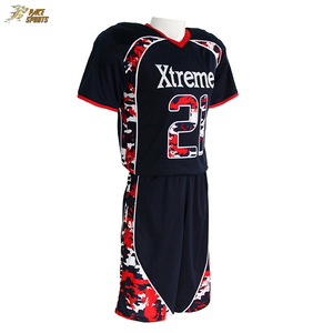 Best Quality 100% Polyester Lacrosse Uniform Printed Sports Wear for Wholesale - Product Image 6