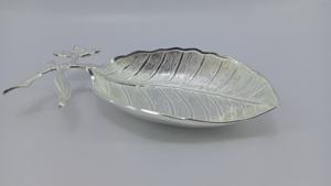 Tazón de servicio Chapado en plata con forma de Mango, artículo de decoración para el hogar y la Mesa, artículo de regalo, respetuoso con el medio ambiente, plato de plata - Product Image 5