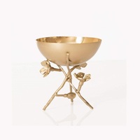 Quemador de incienso de calidad Premium Oud quemador de forma redonda de latón Color oro árabe quemador para la decoración del hogar