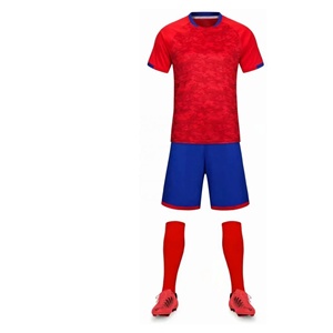 Camiseta de uniforme de fútbol para adultos para hombres con diseño de cuello redondo personalizable 100% poliéster tela transpirable de secado rápido - Product Image 3