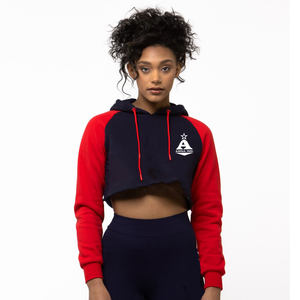 Sudadera corta con capucha para mujer, de lana, cómoda, para invierno - Product Image 3