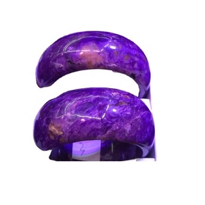 Cuenta de GEMA de Charoite 100% Natural, 6mm, 8mm, 10mm, 12mm, perla redonda, color púrpura natural, gran calidad - Product Image 2