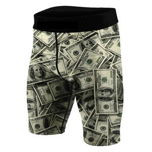 Shorts de combat MMA noirs personnalisés, compression serrée pour hommes adultes, vêtements d'arts martiaux, polyester/coton, imprimé par sublimation - Product Image 4