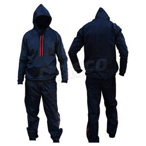 OEM 2021ยิมฟิตเนสแขนยาวกันน้ำ Windproof การออกแบบที่กำหนดเองผู้ชายชุดซาวน่า - Product Image 6