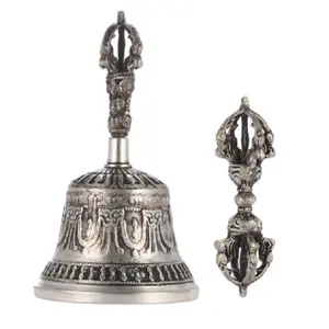 Campana de canto hecha a mano, campana de Canto de templo budista tibetano, campana de canto de meditación tibetana