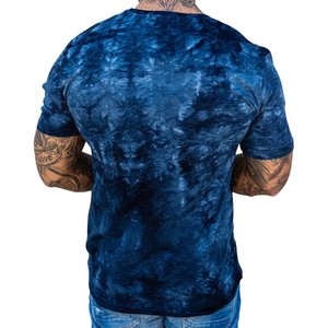 เสื้อยืดผ้าฝ้ายสำหรับผู้ชายเสื้อมัดย้อมสำหรับผู้ชาย2025ผลิตตามสั่ง - Product Image 3