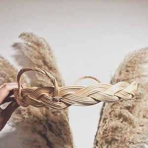 New Round <b>Wicker</b> Rattan Woven <b>Baskets</b> <b>with</b> <b>Handle</b> Rattan Tray - Product Image 6