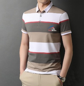 Lista de los principales patrocinadores, camiseta Polo de marca personalizada 100% algodón, venta al por mayor, Camiseta lisa de manga corta para hombre 2024 - Product Image 5