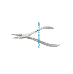 Fórceps de astillas Ralk de acero inoxidable de alta calidad, fabricante de instrumentos quirúrgicos rectos de 15cm