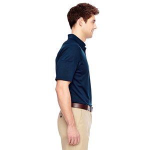 เสื้อยืดลำลองผู้ชายสีพื้นผ้าคอตตอน 100% แห้งเร็ว ผ้าเจอร์ซีย์ แขนสั้น ไซส์ XL ลายโลโก้พิมพ์ด้านหน้า - Product Image 5