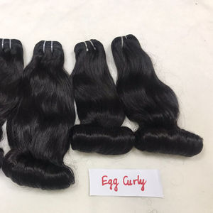 Extensiones de cabello humano Remy virgen, mechones ondulados grandes, doble máquina, alta calidad, precio al por mayor - Product Image 1