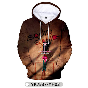 Sudadera con capucha de gran tamaño para hombre y mujer, ropa Unisex personalizada con estampado de sublimación simple, venta al por mayor - Product Image 2