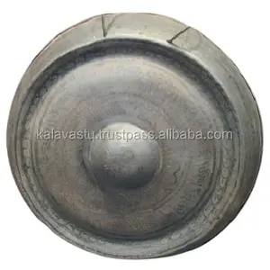 Feito à mão gravação bronze (mistura de 7 metais) gong tibetano