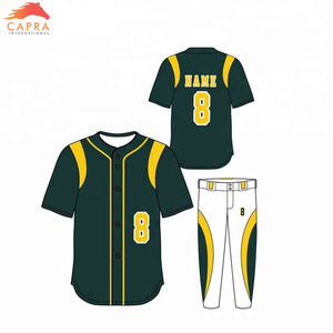 Uniformes Deportivos de Béisbol Impresos con Diseño Personalizado de Alta Calidad al por Mayor para Hombres y Mujeres, de Secado Rápido y Transpirables, Nueva Llegada - Product Image 5