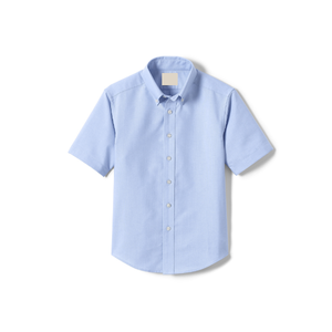 100% coton à manches courtes unisexe uniforme scolaire chemise unie qualité supérieure orientée vers l'exportation du Bangladesh pour les enfants - Product Image 4