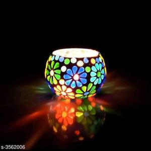 Portavelas votivo de mosaico redondo de lujo de plata para el hogar, Hotel, restaurante, boda, fiestas de Navidad, decoraciones - Product Image 2