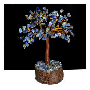 Artesanía de piedra semipreciosa Lapislázuli 160 Chips Gems Tree Mejor árbol de piedras preciosas de amatista - Product Image 1