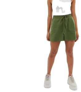 Shorts de survêtement pour femmes de style décontracté avec logo personnalisé de haute qualité, vêtements de rue de couleur unie, vente en gros - Product Image 1
