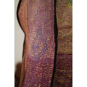 Pur coton Vintage Banjara sac fourre-tout brodé à la main bohème sac à bandoulière avec poignée en corde pour cadeaux - Product Image 2