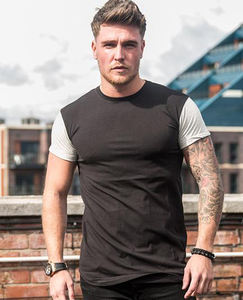 T-shirt à manches courtes personnalisé poids lourd 100% coton pour hommes de haute qualité avec logo personnalisé - Product Image 2