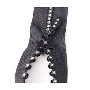 Venta al por mayor OZL Marca GMA Modelo de alta calidad Black Diamond Open-End Cremallera de metal Auto-Lock Latón para prendas de vestir Bolsas Textiles para el hogar - Product Image 4