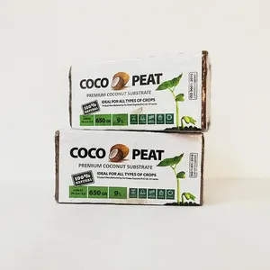 Compress pith brick for retail market with private labels