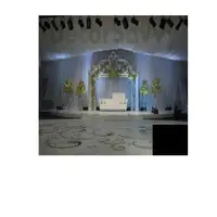イスラム教徒の結婚式とあらゆる種類のアジアの結婚式の装飾のためのモロッコのテーマベースのステージMehandi装飾とSangeet