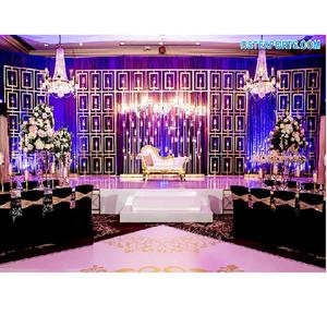 Lujosa boda escenario vela de configuración elegante vela de boda pared Fondo decoración vela paredes para la boda y fiesta - Product Image 1